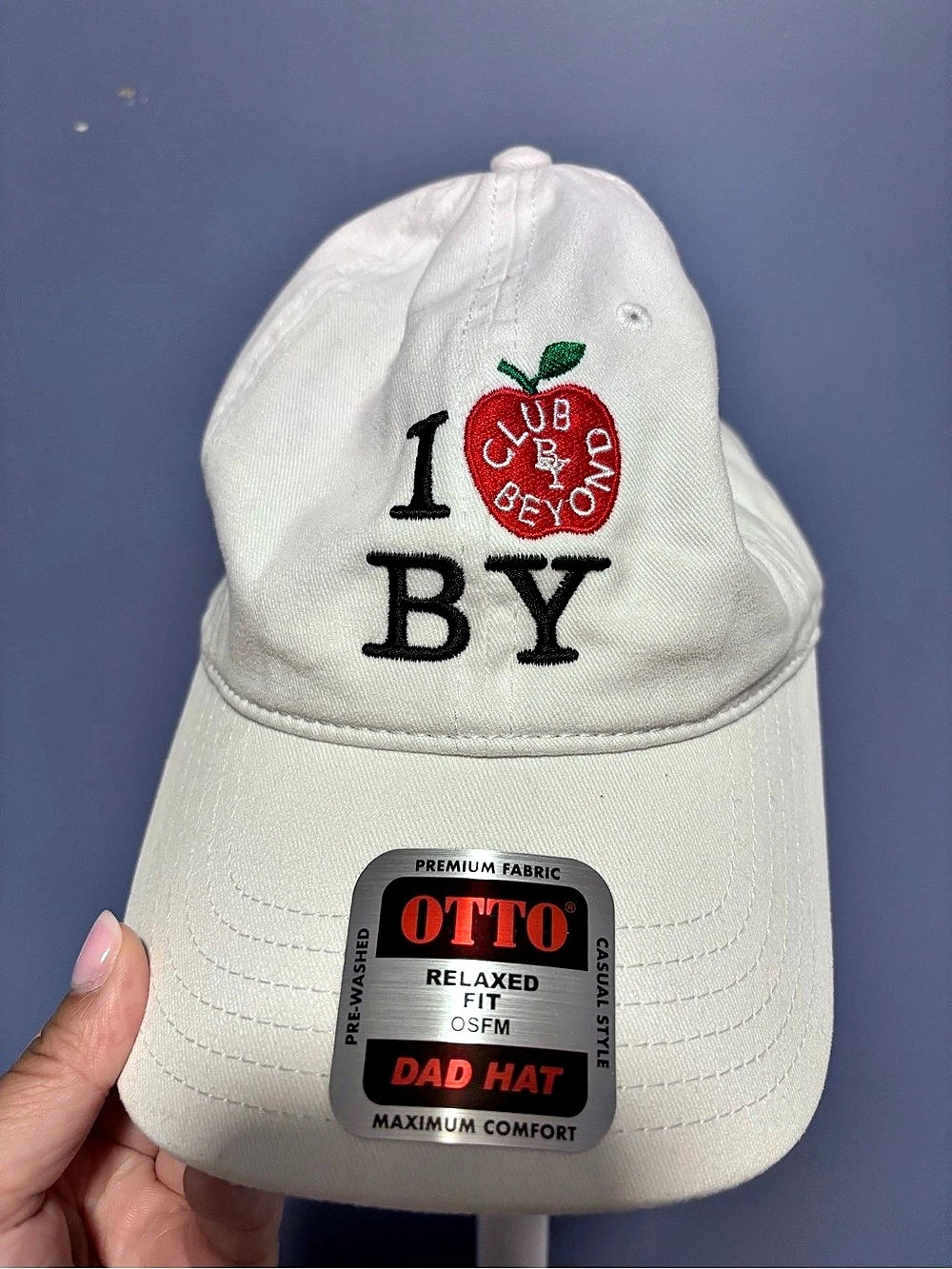 Beyond Yoga Club Beyond Dad Hat White